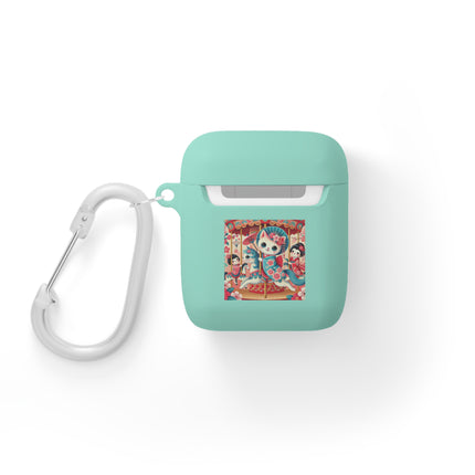 Geisha Kitten's Enchanted Carousel Ride AirPods and AirPods Pro Case