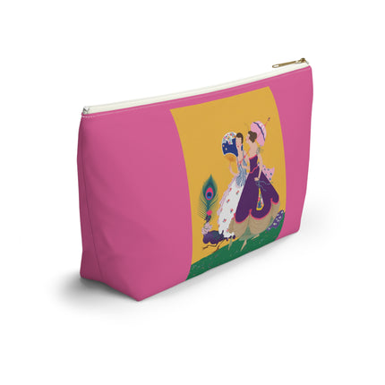 Peacock Ladies in the Garden Cosmetic Bag – Playful Elegance & Art Deco Charm