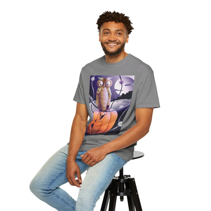 The Startled Pumpkin Unisex Garment-Dyed T-shirt