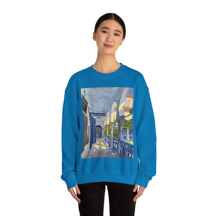 Gallery of a Moroccan Riad by George Gaudion Heavy Blend™ Crewneck Sweatshirt