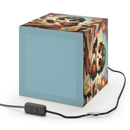 🦉🌟 The Owl on the Front Lines Light Cube Lamp – Courage & Quiet Strength