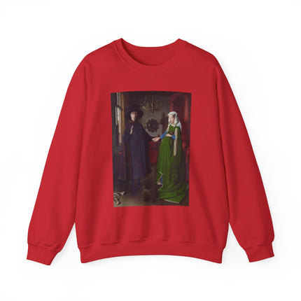 Arnolfini Portrait by Jan Van Eyck Heavy Blend™ Crewneck Sweatshirt
