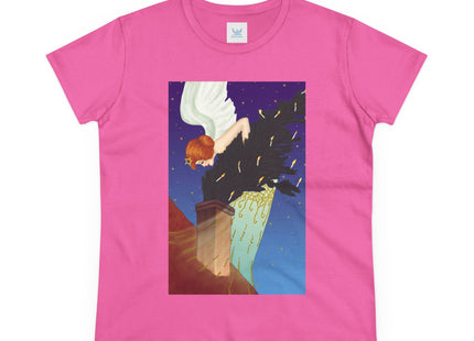 The Christmas Angel Women's Midweight Cotton Tee