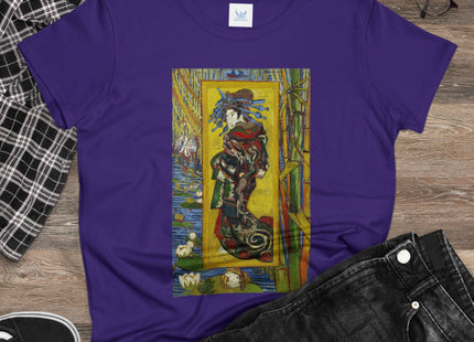 Courtesan (after Eisen) by Vincent van Gogh Women's Midweight Cotton Tee