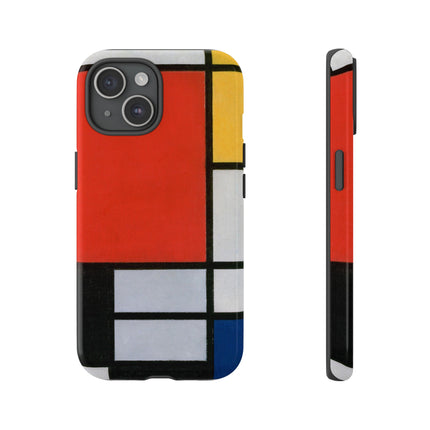Composition with Red, Yellow, Blue, and Black by Piet Mondrian Phone Cases