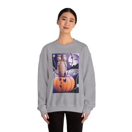 The Startled Pumpkin Unisex Heavy Blend™ Crewneck Sweatshirt