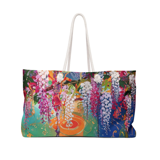 Golden Wisteria Elegance Weekender Bag