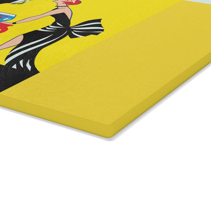 A Moment of Elegance Glass Cutting Board