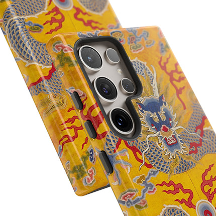 Majestic Dragon Regalia – Imperial 12-Symbol Robe Phone Cases