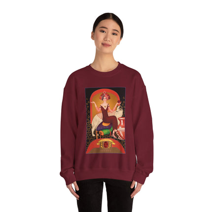 January & Garnet (from the Gem Series) by Sofia Chiostri Heavy Blend™ Crewneck Sweatshirt