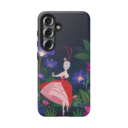 🌺✨ The Lady Of The Starlit Enchanted Garden Phone Case – Art Deco Floral Fantasy