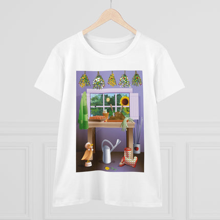 A Gardener's Haven Women's Midweight Cotton Tee
