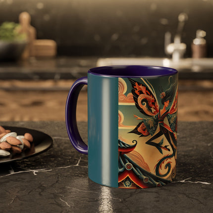 Dragon Fairy of the Temple Colorful Mugs (11oz, 15oz)