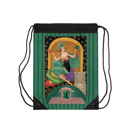 May & Emerald Zodiac Drawstring Bag
