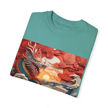 Emergence of the Dragon Unisex Garment-Dyed T-shirt