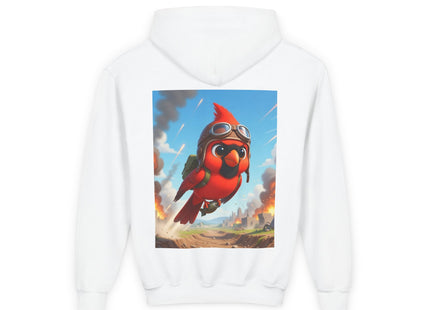 Cardinal Dive Bomber Youth Heavy Blend Hooded Sweatshirt