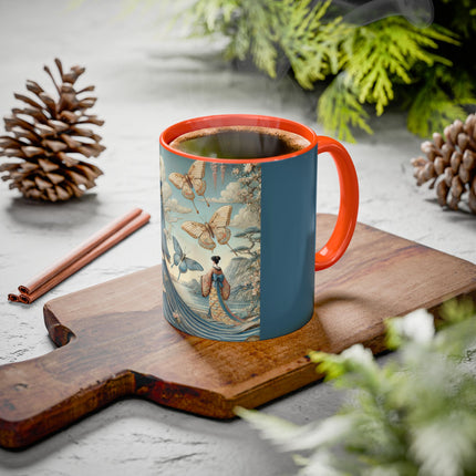 Butterfly Empress Colorful Mug – Graceful Butterflies & Timeless Elegance