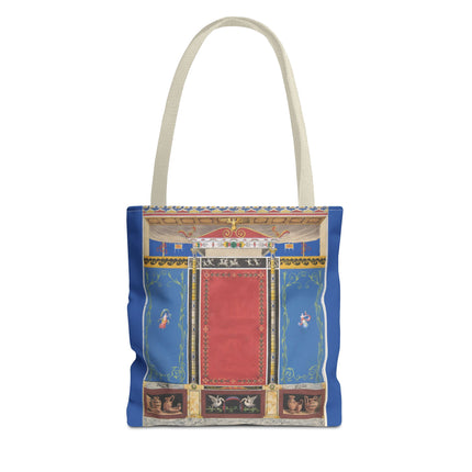 Trompe L’Oeil Designer Tote Bag – Columns, Swans and Vases (AOP)