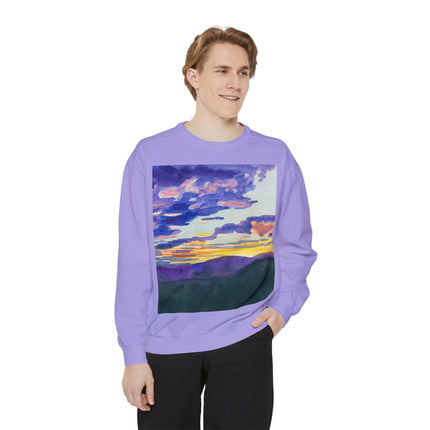 Naturstudie XII by Karl Wiener Garment-Dyed Sweatshirt