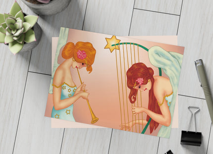 Heavenly Angel Duet Postcard Bundles (envelopes included)