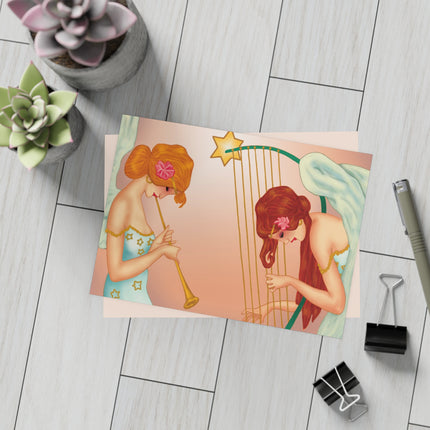 Heavenly Angel Duet Postcard Bundles (envelopes included)