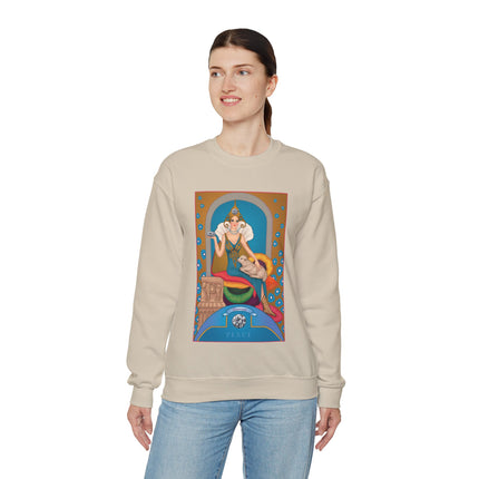 April & Diamond (from the Gem Series) by Sofia Chiostri Heavy Blend™ Crewneck Sweatshirt