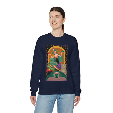 May & Emerald (from the Gem Series) by Sofia Chiostri Heavy Blend™ Crewneck Sweatshirt