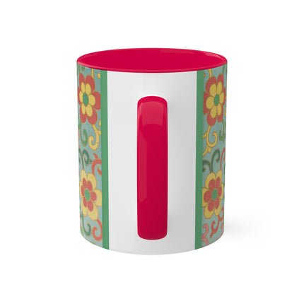 Examples of Chinese Ornament, Pl.09 by Owen Jones Colorful Mugs, 11oz