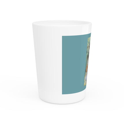 “I growl when I’m pleased, and wag my tail when I’m angry” by Sir John Tenniel Ceramic Shot Glass