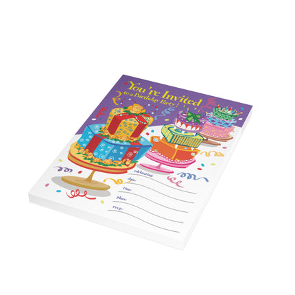 Celebration in Full Bloom Party Invitation! Bundles of 10, 30, 50 Pieces Available (envelopes included)