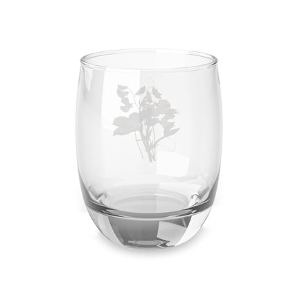 Sweet Pea Botanical Illustration by Pierre-Joseph Redouté Whiskey Glass