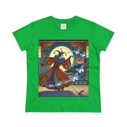 Court Magician with Ghost Butterflies Cotton Tee