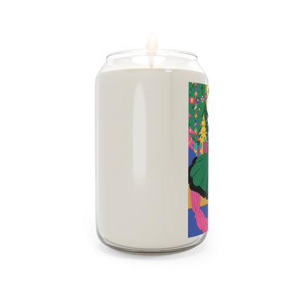 🎄🎁 The Emerald Christmas Belle Scented Soy Candle – Colorful Holiday Fashion Fantasy