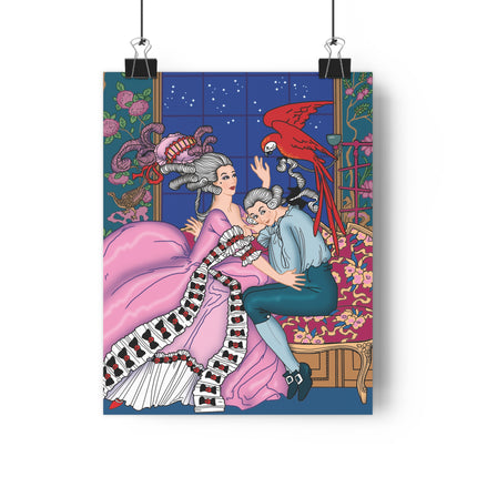 The Jealous Parrot by George Barbier Giclée Art Print