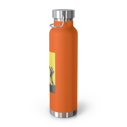 A Moment of Elegance: A Passionate Embrace Amidst Golden Splendor Copper Vacuum Insulated Bottle, 22oz