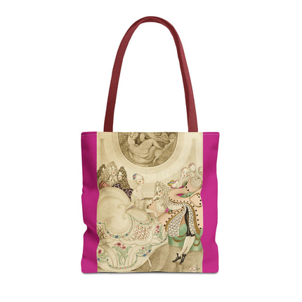Sur talons rouges by Gerda Wegener Tote Bag (AOP)