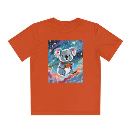 Cute Koala Youth Competitor Tee – Dreamy Skies & Whimsical Wonder