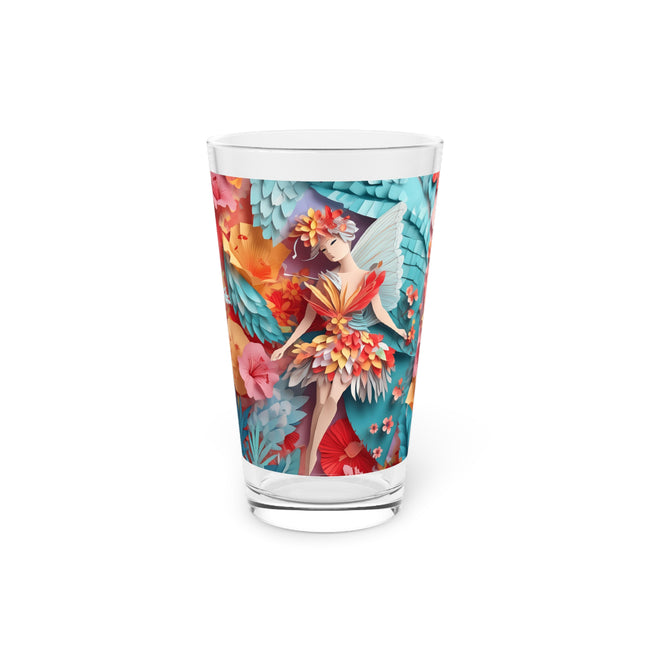 Hibiscus Fairy Glass, 16oz