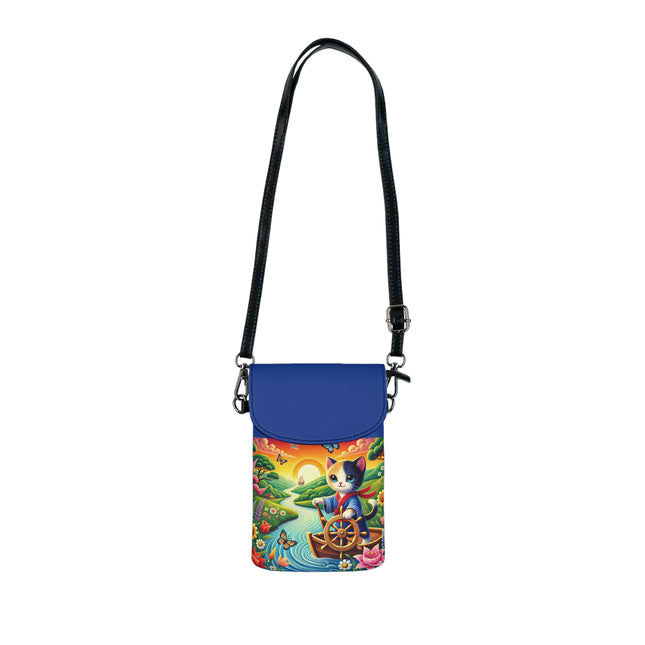 Sailor Kitten’s River Adventure Small Cell Phone Wallet