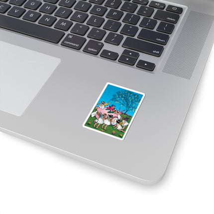 Enchanted Easter Gathering Kiss-Cut Stickers (4 Sizes)