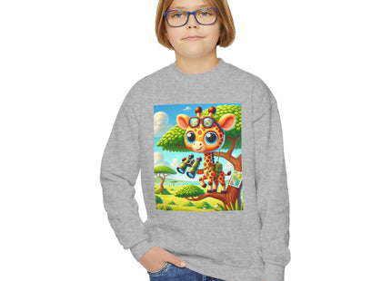 Giraffe Lookout Youth Crewneck Sweatshirt