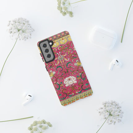 Pink Floral Pattern by Owen Jones Phone Cases