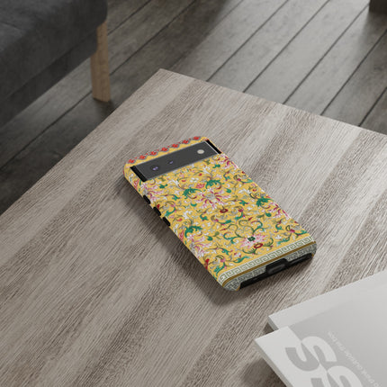 Yellow Botanical Pattern by Owen Jones Phone Cases