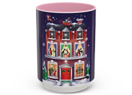 A Christmas Eve Celebration Colorful Mugs (11oz, 15oz)