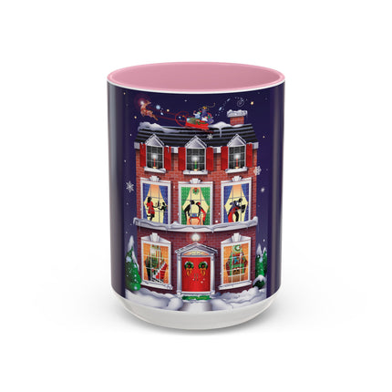 A Christmas Eve Celebration Colorful Mugs (11oz, 15oz)
