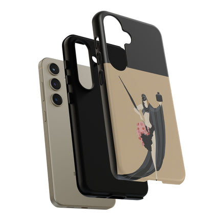 Dancer with Ink & Blossoms Phone Case – Elegant Grace & Artistic Poise