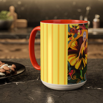 Enchanted Pansy Elegance Colorful Mugs (11oz, 15oz)