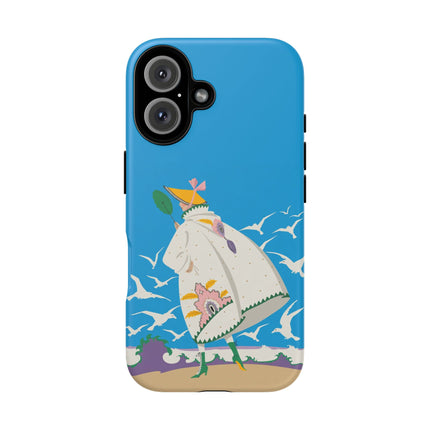 Seaside Wanderer Phone Case – Whimsical Charm & Coastal Delight