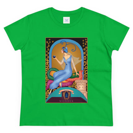 September & Sapphire (from the Gem Series) by Sofia Chiostri Women's Midweight Cotton Tee