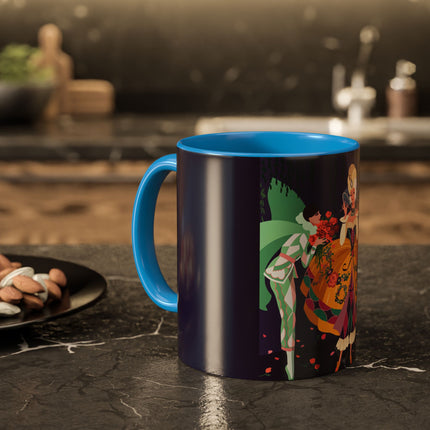 Moonlit Masquerade: The Fairy Queen's Ball Colorful Mug (11oz, 15oz) – Fairy Tale Elegance, Fantasy Charm & Enchanted Style